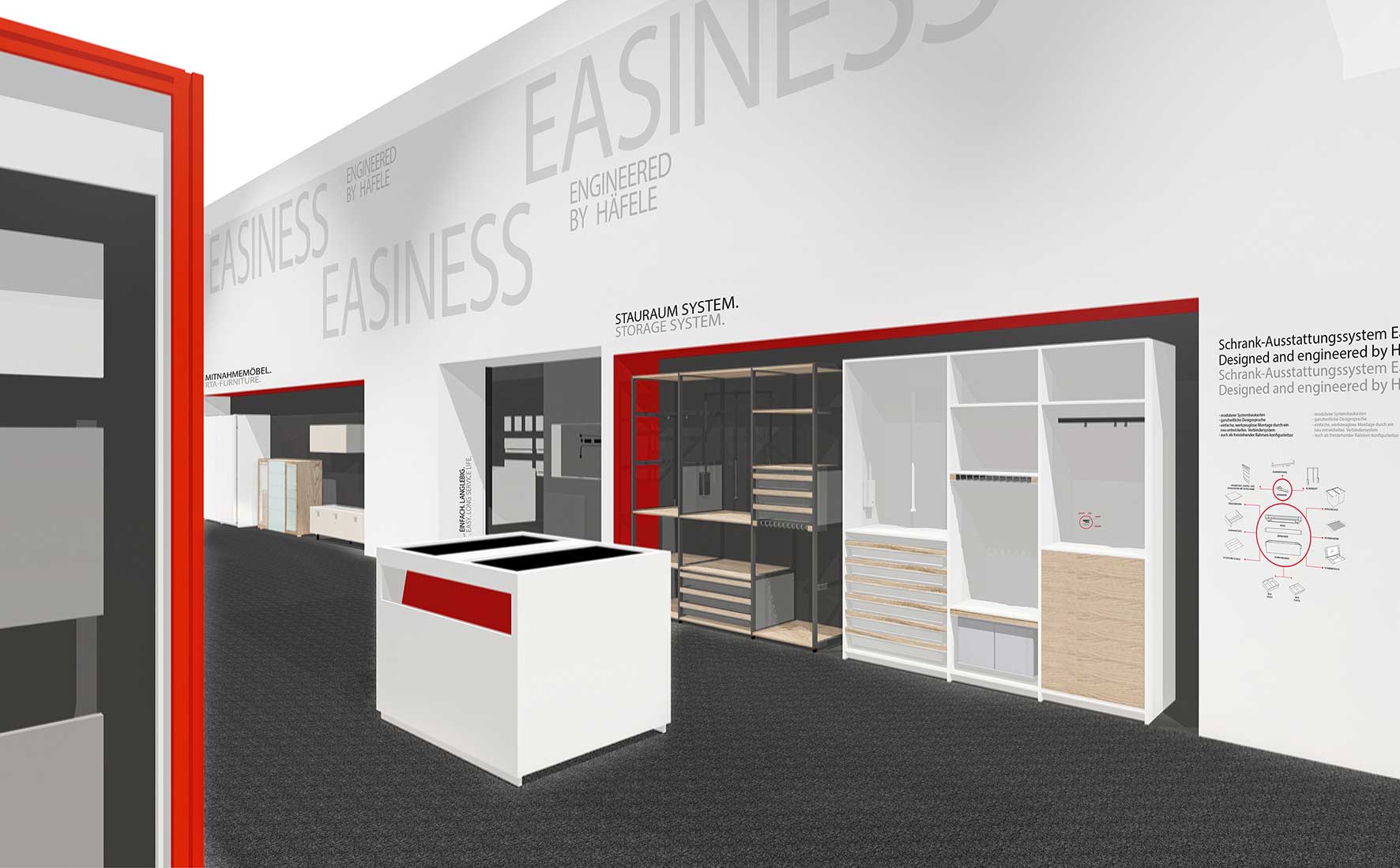 Новый выставочный стенд Häfele на выставке Interzum – Торговая площадка для вдохновления и инноваций. 